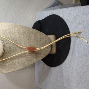 Smooth Stone Bolo Tie